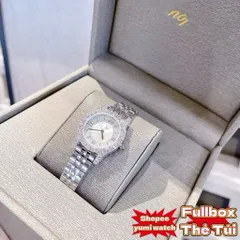 Đồng hồ nữ đính đá siêu xinh, full túi hộp sang chảnh CC