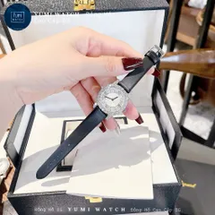 Đồng Hồ Nữ Dây Da Cchoper đính đá sang trọng kèm hộp