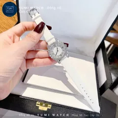 Đồng Hồ Nữ Dây Da Cchoper đính đá sang trọng kèm hộp