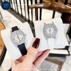 Đồng Hồ Nữ Dây Da Cchoper đính đá sang trọng kèm hộp