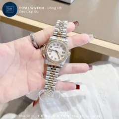 CHÍNH HÃNG Đồng Hồ Nữ YUMI COLOVER Dây Thép Không Gỉ Cao Cấp Fullbox