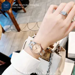 YUMI STORE Đồng Hồ Cặp Nam Nữ ALO Mặt Kính Chống Trầy, Dây Thép Không Gỉ CAO CẤP