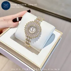 [ Yumi Store ] Đồng Hồ Nữ Pha Lê CROWN Sang Trọng , Kiểu Dáng Hoa Tuyết Siêu Hot