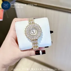 [ Yumi Store ] Đồng Hồ Nữ Pha Lê CROWN Sang Trọng , Kiểu Dáng Hoa Tuyết Siêu Hot