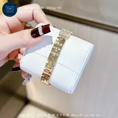 [ Yumi Store ] Đồng Hồ Nữ Pha Lê CROWN Sang Trọng , Kiểu Dáng Hoa Tuyết Siêu Hot