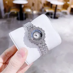 [CAO CẤP] Đồng Hồ Nữ Royal Crown dây full đá pha lê siêu sáng Cao Cấp Fullbox