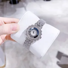 [CAO CẤP] Đồng Hồ Nữ Royal Crown dây full đá pha lê siêu sáng Cao Cấp Fullbox