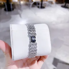 [CAO CẤP] Đồng Hồ Nữ Royal Crown dây full đá pha lê siêu sáng Cao Cấp Fullbox