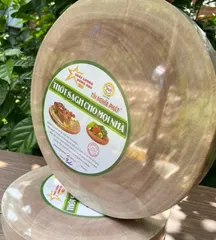 Thớt Tròn Trắng Nguyên Khối Cao Cấp, Dùng để cắt, thái và chuẩn bị thực phẩm hàng ngày (TH733)