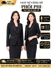 Áo Vest Nữ Công Sở Tuyết Mưa Phối Phi Du Nguyễn – Form Đẹp, May Kĩ, Tay Dài & Tay Lỡ