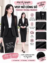 Áo Vest Nữ Tuyết Mưa Cao Cấp Form Đẹp Tôn Dáng – Vest Công Sở Dài Tay Du Nguyễn