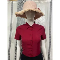 Áo Sơ Mi Màu Tay Ngắn Lụa Nhung Du Nguyễn
