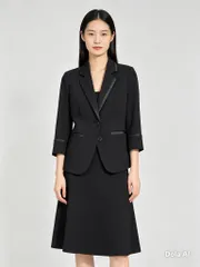 Áo Vest Nữ Công Sở Tuyết Mưa Phối Phi Du Nguyễn – Form Đẹp, May Kĩ, Tay Dài & Tay Lỡ