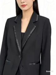 Áo Vest Nữ Công Sở Tuyết Mưa Phối Phi Du Nguyễn – Form Đẹp, May Kĩ, Tay Dài & Tay Lỡ