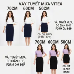 VÁY BÚT CHÌ TUYẾT MƯA CÔNG SỞ – TÚI XÉO 2 BÊN
