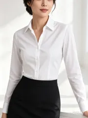 Áo Sơ Mi Nữ Công Sở Vải Lụa Nhung Form Ôm Tôn Dáng Tay Dài,Lỡ,Ngắn S-6XL