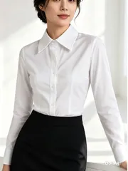 Áo Sơ Mi Nữ Công Sở Vải Lụa Nhung Form Ôm Tôn Dáng Tay Dài,Lỡ,Ngắn S-6XL