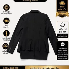 Áo Vest Nữ Công Sở Du Nguyễn Vải Bố Form Ôm – Mẫu Trơn & Nẹp Sắt