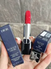 💄 Son Dior 806 Rouge Dior Couture Lip Velvet Limited Edition Red Luck Chính Hãng
