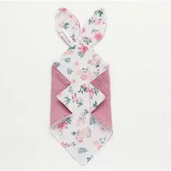 Khăn doudou - Khăn xoa dịu - chất liệu muslin dễ thương, an toàn cho bé