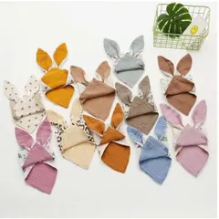 Khăn doudou - Khăn xoa dịu - chất liệu muslin dễ thương, an toàn cho bé