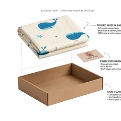 Khăn Tắm Muslin 2 Lớp Cao Cấp (120x70cm) - Siêu Thấm Hút, Mềm Mịn, Đa Dạng Họa Tiết
