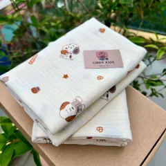 Khăn Tắm Muslin 2 Lớp Cao Cấp (120x70cm) - Siêu Thấm Hút, Mềm Mịn, Đa Dạng Họa Tiết