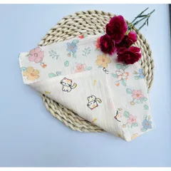 Khăn mặt, khăn sữa chất xô muslin 4 lớp mềm mại an toàn với da em bé.