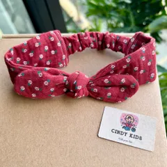 Băng đô muslin cho bé gái siêu dễ thương chất liệu mềm mại an toàn cho bé của nhà Cindy