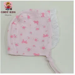 Mũ vải bonnet chất muslin, linen cho bé gái - baby bonnet