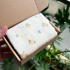 Khăn tắm xô muslin 4 lớp 2 mặt hiệu suất thấm hút cao và thân thiện với da CindyKids