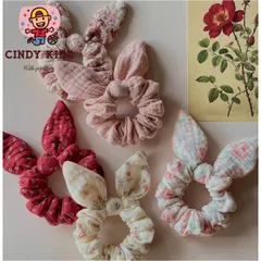 Dây buộc tóc tai thỏ dễ thương