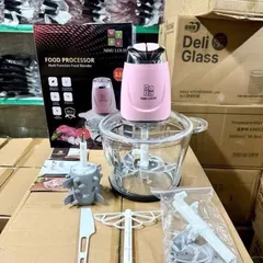 Máy Xay Thực Phẩm Đa Năng Cối Thuỷ Tinh, Xay Thịt Xay Thức Ăn Công Suất Lớn 500w, Dung Tích 3.5L