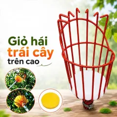 Giỏ hái trái cây dụng cụ giật hái trái cây lồng vặt hoa quả Đầu vợt hái quả, Giỏ hái quả Trên Cao Dễ Sử Dụng
