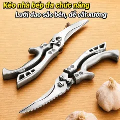 Kéo Đa Năng SK5 Cắt Gà , Vịt , Ngan - Cắt Xương Cộng Lực Siêu Bén Đa Năng Chất Liệu Thép Không Gỉ Cứng Cáp Siêu Bền