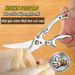 Kéo Đa Năng SK5 Cắt Gà , Vịt , Ngan - Cắt Xương Cộng Lực Siêu Bén Đa Năng Chất Liệu Thép Không Gỉ Cứng Cáp Siêu Bền