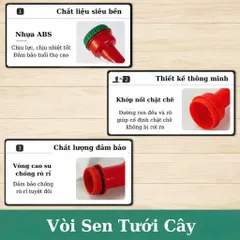 Đầu phun tưới cây 1000 lỗ phân tán nước đều, tưới nhẹ nhàng cho rau hoa chuyên dùng tưới cây