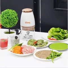 Máy Xay Thịt OSAKA Nắp Đồng Nhỏ Gọn, Mạnh Mẽ-Máy Xay Sinh Tố Nhỏ Gọn Tiện Lợi