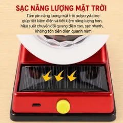Đèn Led Ma Thuật Năng Lượng Mặt Trời, Đèn Sạc Đa Năng, Nháy Theo Nhạc Chiếu Sáng 7 Màu