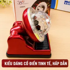 Đèn Led Ma Thuật Năng Lượng Mặt Trời, Đèn Sạc Đa Năng, Nháy Theo Nhạc Chiếu Sáng 7 Màu