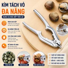Dụng Cụ Tách Sò Huyết Inox Kềm Tách Sò Huyết Vỏ Cua Ghẹ Inox