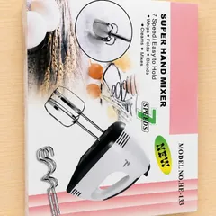 Máy Đánh Trứng Cầm Tay 7 Tốc Độ Tặng 4 Đầu Đánh Cao Cấp, Nhiều Chức Năng Hoạt Động Mạnh Mẽ Sử Dụng Tiện Lợi