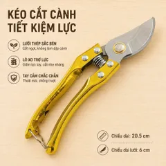 COMBO 3 KÉO CẮT CÀNH - KÉO TỈA CÂY SIÊU SẮC BÉN LƯỠI THÉP CHỐNG RỈ KÉO TỈA CÂY CẢNH
