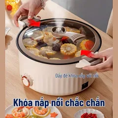 Nồi Áp Suất Đa Năng Điện Tử Dung Tích Nồi 5L Size 28cm, Công Suất 800w, Nhiều Chế Độ Nấu, Có Chống Dính