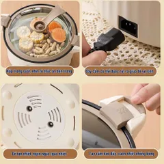 Nồi Áp Suất Đa Năng Điện Tử Dung Tích Nồi 5L Size 28cm, Công Suất 800w, Nhiều Chế Độ Nấu, Có Chống Dính