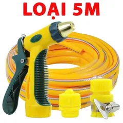 Bộ Vòi Xịt Tăng Áp Vòi Xịt Cầm Tay Các Loại Dây 5-10-15-20-30 MÉT Phù Hợp Tưới Cây, Rửa Xe, Rửa Sân Chất Liệu PE