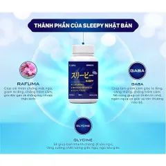 ✅[CHÍNH HÃNG] (MÃ: DP58ZE) SLEEPY viên uống  Hỗ Trợ Ngủ Ngon,  Lọ/80 viên