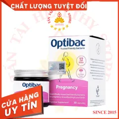 ✅[CHÍNH HÃNG] (MÃ: SP5VK) Optibac For Pregnancy - Men Vi Sinh Hỗ Trợ Giảm Triệu Chứng Đầy Hơi Và Tăng Đề Kháng 30v