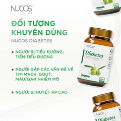 ✅[CHÍNH HÃNG] (MÃ: SPFO95) Viên Uống Nucos Diabetes Giúp Ổn Định Đường Huyết Tăng Sức Khỏe Tim Mạch Hộp 30 viên