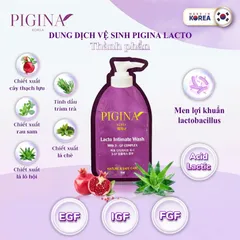 ✅[CHÍNH HÃNG] (MÃ: DPFI0) Combo 5 Gói gel Dung dịch vệ sinh Pigina 5ml - Pigina Lacto Intimate Wash